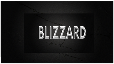 Blizzard Effect text effect texture