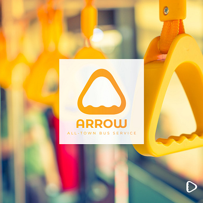 ARROW: All - Town Bus Service digital illustration graphicdesign illustration orangeshades transport travellogo