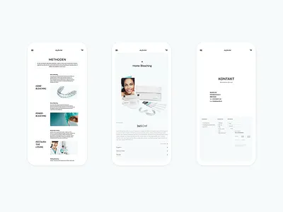 skySmile cosmetics design marakas medical medicine self care selfcare stomatology swiss medicine ui ux ui design web website