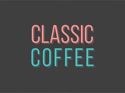 Hatched Drop Shadow Text Effect design effect illustration text typography