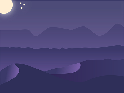 Background Landscape Night - Freebies background design design freebies landscape landscape design landscape illustration moon mountain night wallpaper