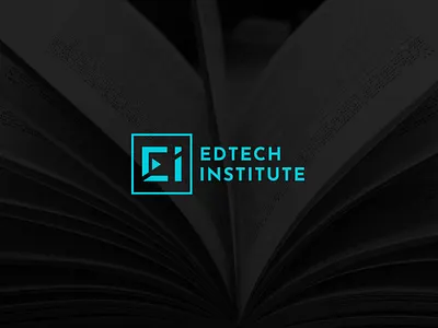 EDTECH INSTITUTE creative design digital digitaleductaion distinct education education logo educational fiverr freelancer illustrator institute learning moral online study typography uk