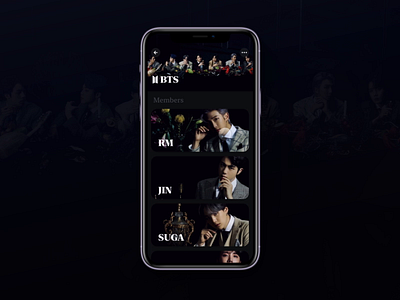 Introducing BTS animation app bts design interaction kpop protopie prototyping ui