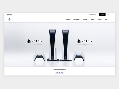 Playstation Website Redesign adobexd design design art playstation playstation5 rascal sony ui ui design uiux ux ux ui ux design web web design webdesign website website design