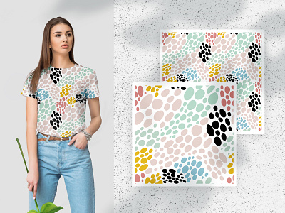 Abstract pastel pattern abstract abstract art design geometric hand drawn illustration pastel pastel color pattern seamless pattern