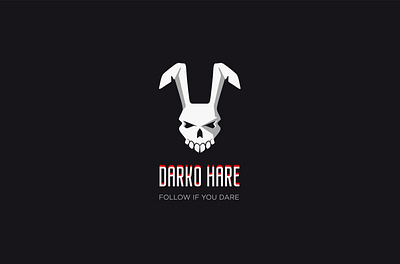 Darko Hare branding design dribbble flat game logo icon illustration logo logomark minimal modern rabbit simple symbol vector visual white rabbit