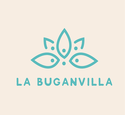 La buganvillla Logo buganvilla crafts flower furniture handmade logo design logodesign logotype macrame