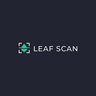 Leaf Scan agency logo app icon app logo branding company logo icon leaf leaf logo logo logo design logo mark logos mark scan scan logo scanner scanning simple symbol web logo