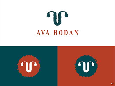 Ava Rodan branding branding and identity design friendly handmade jewelry logo logo design luxury necklace premium typography unique vector