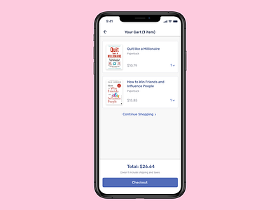 Shopping Cart 100daysofui app app design app ui dailyui design ecommerce ios mobile mobile app mobile app design mobile design mobile ui productdesign shopping shoppingcart ui ux