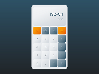 Daily UI - Calculator adobe xd android app calculator calculator app calculator ui design graphic mobile mobile app mobile design mobile ui ui