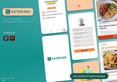 UI Design - KATER.ING app e commerce food app ui user interface design userinterface