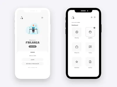FREELANSA app design uidesign uiux ux