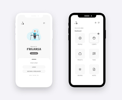 FREELANSA app design uidesign uiux ux