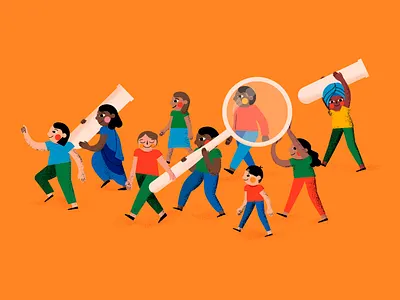 WHO World Immunisation Week 2020 alvz character design health healthcare illo illustration immunization medecine research researches science scientist vaccines