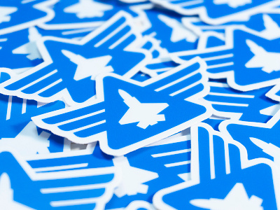 High Alpha Academy stickers badge branding high alpha logo wings