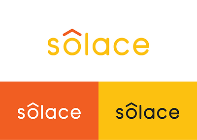 Solace Decor - Branding brand colours brandidentity branding branding design colour palette colours colourscheme design graphic graphicdesign logo orange vector yellow