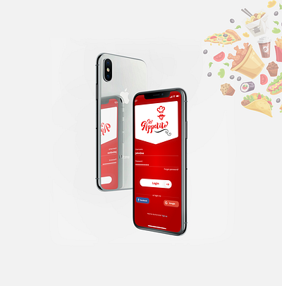 La Appetito animation app branding design minimal ui ux vector