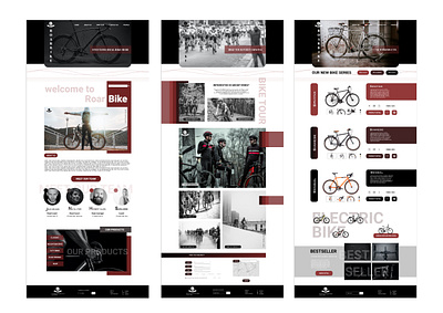 ROAR BIKE adobe xd illustration