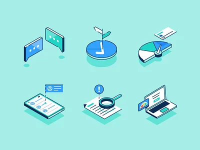 Financials credit finance isometric money vector