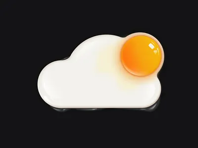 An egg icon design illustration ui