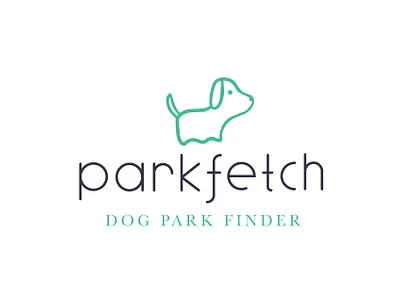 ParkFetch Logo | Dog Park Finder app app branding custom logo dog logo illustration logo logo design branding logo designer logomark logotype typography typography design vector