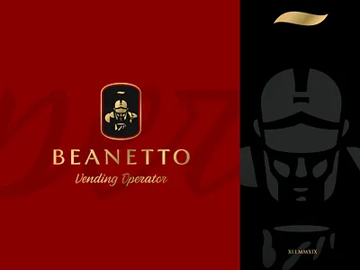 Beanetto animation armor art brand branding coffee design identity identity design legionary logo logotype mark mysterious russia shield symbol vending warrior