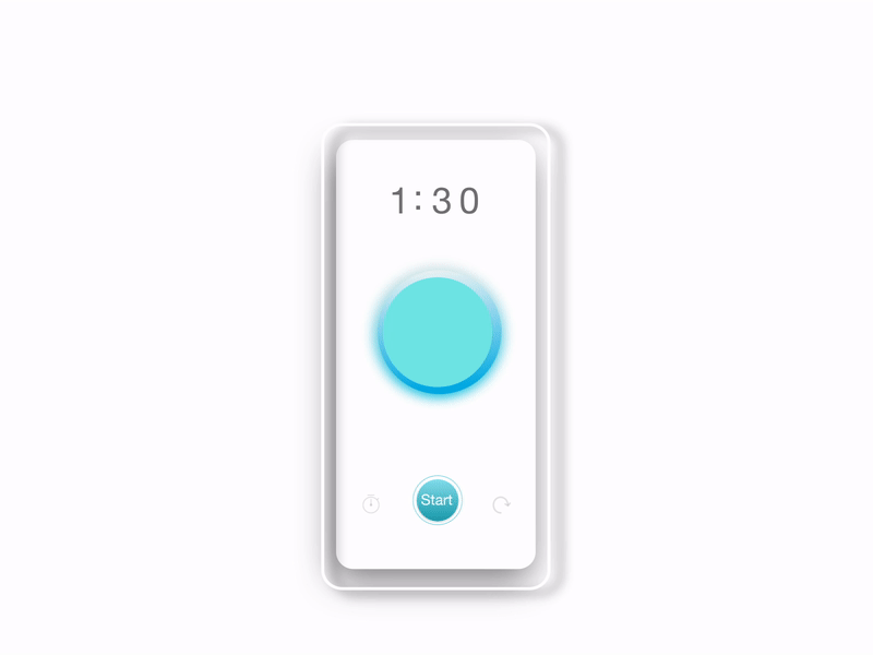 Daily UI Challenge day 14: Countdown timer 014 app countdown daily 100 challenge daily ui dailyui day14 design timer ui ui design ux water