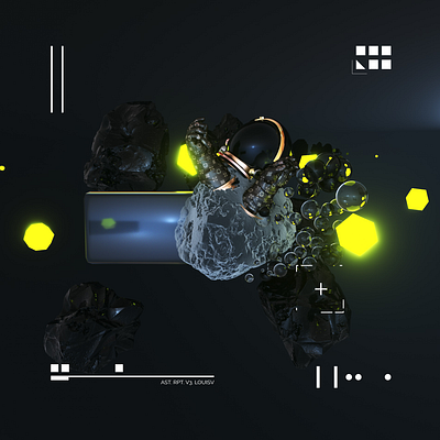 Velvet Asteroid 3d art 3d render abstract branding branding design design graphics motiongraphics render renders sketch