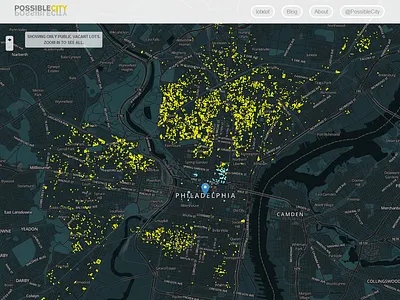 Possible City data visualization dataviz design logo mapping web