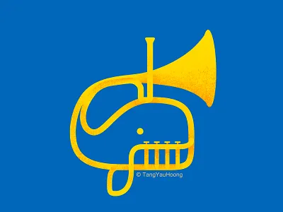 Sound of The Deep Ocean animal art direction branding conceptual creative editorial illustration graphicdesign humor illustration illustrator logo minimalist music negative space photoshop surreal tang yau hoong vector illustration