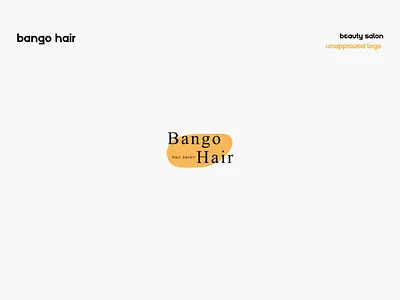 Bango Hair salon abstract art brand branding challenge dailyicon dailylogochallenge dark design dribbble graphicdesign hair salon identity illustration logo nature simple sketch style symbol