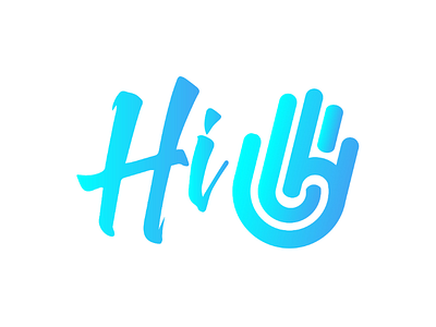 Hi 5 blue board branding colors corners design grids job logo logotype lucid mark modern recruitment rounded sign startup value vector