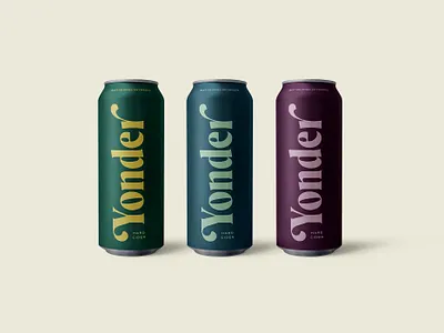 Yonder Cans beer can cider hard cider typography yonder
