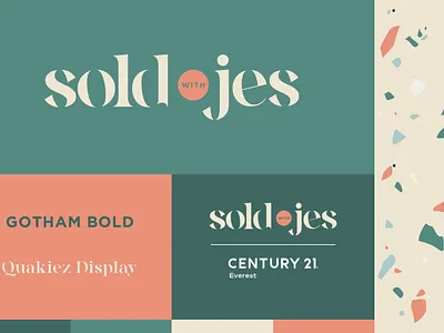 Realtor Team Branding Options branding gotham quakiez real estate realtor terrazzo