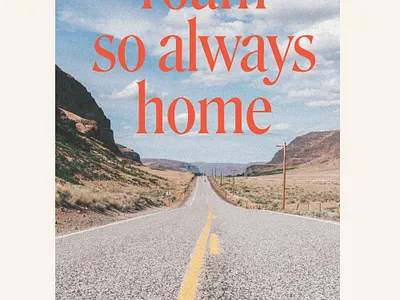 Born to Roam postcard road roam yonder