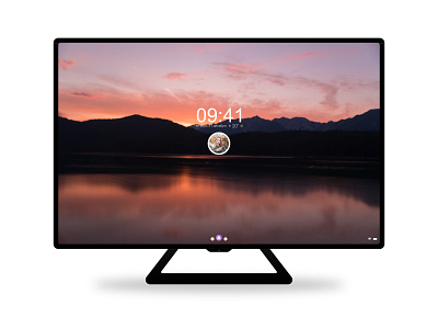 OS Concept lock screen [UI Design Series #3] concept design dzenos homescreen lock screen os os design os ui os ux ui design ui ux yandex yandex concept