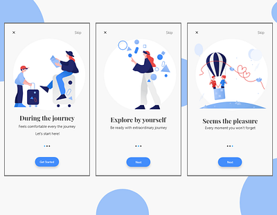 Day 1 | Travel App 10ddc app app design design design challenge illustration onboarding onboarding ui travel app travel app design ui uidesign uidesigner uidesignpatterns uidesigns uiux