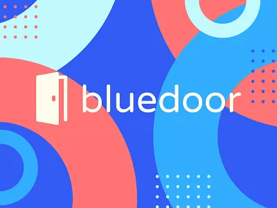 Bluedoor brand branding design education icon identity illustrator logo mark modern scholar school symbol typography vector