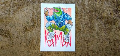 Kaiman DoroheDoro Fanart a3 design hand drawn handmade illustration lettering poster poster art poster design typography watercolor