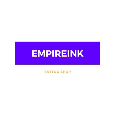 Tattoo shop design logo