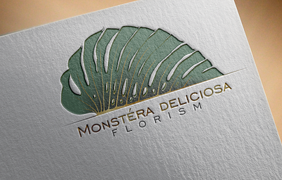 Monstera Deliciosa: Jorunal Logotype branding creative design graphicdesign illustration logo logotype typography vector