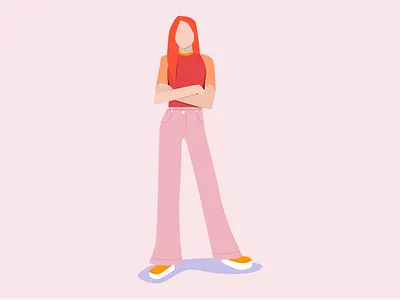 Attitude caracter characterdesign girl girl caracter illustration illustration art illustrator vector woman