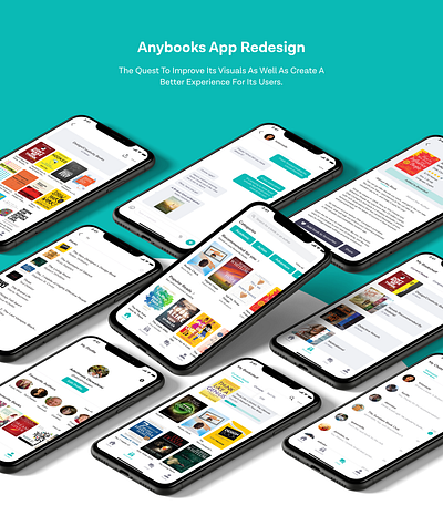 AnyBooks App Redesign app app design app ui book book app figma minimal mobile app mobile ui product design redesign ui ui design ui ux design uiux user experience user interface ux