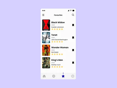 Favourites UI Concept #DailyUI043 adobe photoshop adobexd app ui design behance dailyui043 design app designer portfolio designlife dribbble favourites figma figmadesign mobile app mobile ui uiconcept uidesign uiuxdesign uiuxdesigner uxdesign uxui