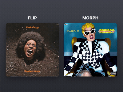Music Album UI Transformation animation music swiftui user interface
