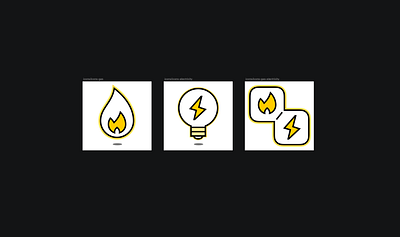 Energy type icons research