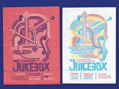 Jukebox Concert Series arts classical music event flyer graphicdesign music nonprofit poster poster design poster designer promotional design visual identity