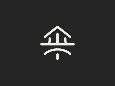 Enso Homes Logomark abstract architecture brand identity branding building developer home house logo logomark minimal natural nature outdoors roof sustainable symbol symmetry texas wood