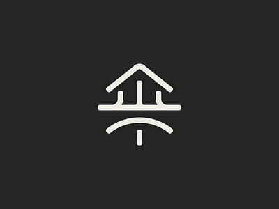 Enso Homes Logomark abstract architecture brand identity branding building developer home house logo logomark minimal natural nature outdoors roof sustainable symbol symmetry texas wood